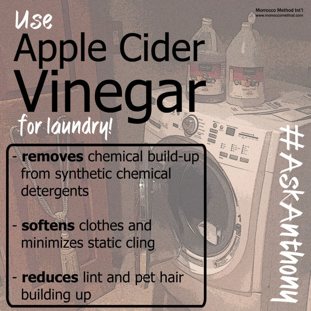 apple cider vinegar laundry
