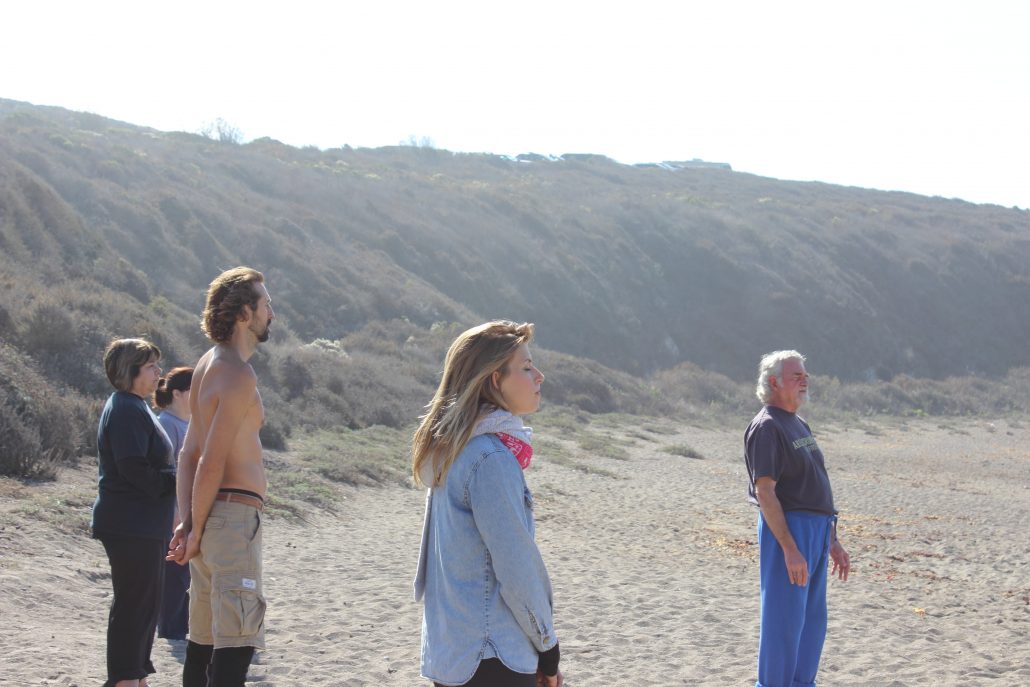 Master Morrocco teaching his Qigong class in Los Osso, CA